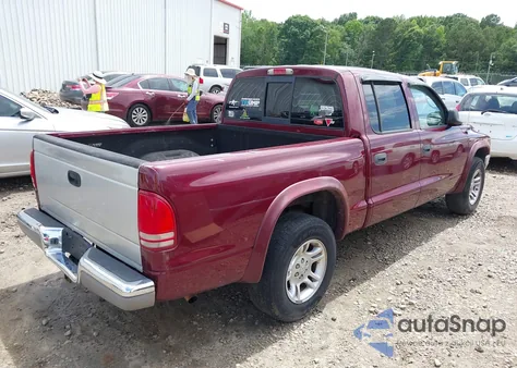 2003 Dodge Dakota Slt z USA, uszkodzony, nr VIN 1D7HL48N63S281141